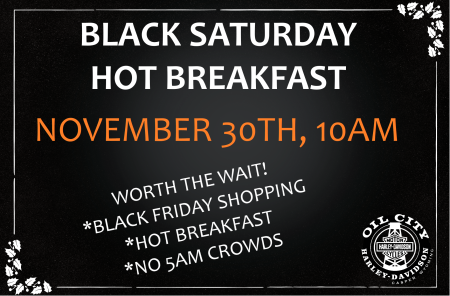 Black Saturday Hot Breakfast