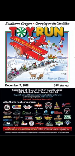 39th Annual Southern Oregon Toy Run