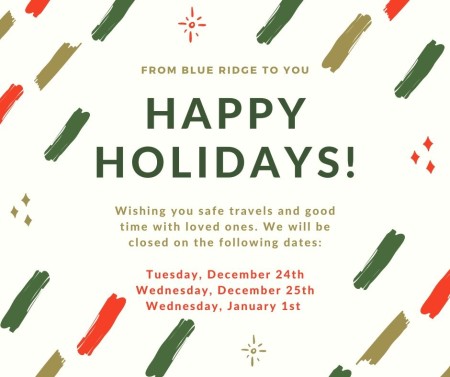 Holiday Hours