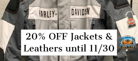 20% off Harley-Davidson Coats