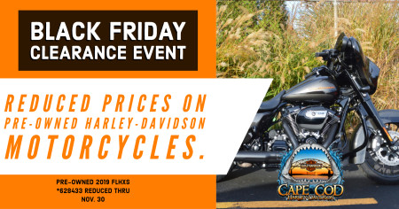Pre-Owned Harley-Davidson Clearance Event at Cape Cod Harley-Davidson
