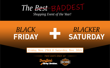 BLACK FRIDAY AND BLACKER SATURDAY