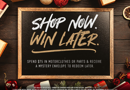 Shop now. Win later.