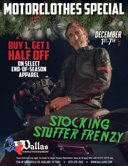DECEMBER MOTORCLOTHES SPECIAL
