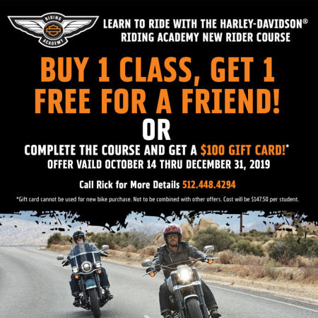 Learn to Ride with the Harley-Davidson® Riding Academy New Rider Course