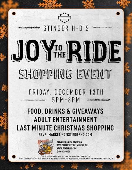 Joy to the Ride Shopping Event