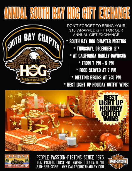 South Bay HOG - Annual Gift Exchange