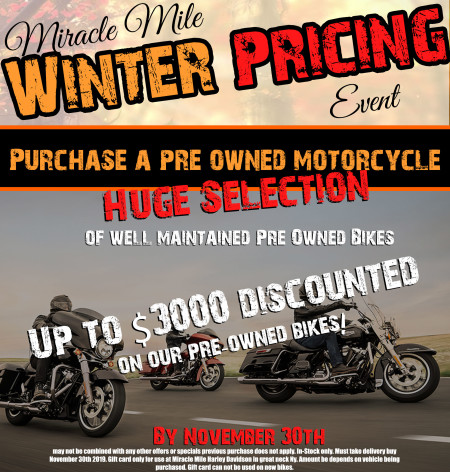 Miracle Mile Winter Pricing Event