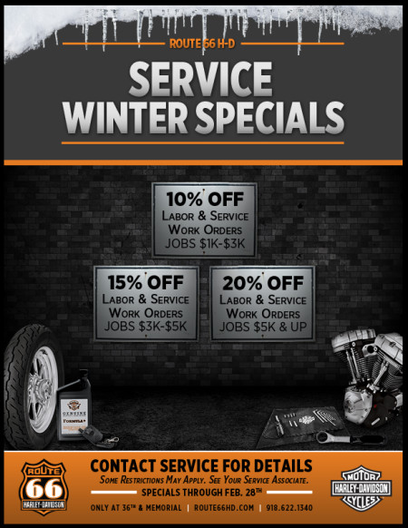 SERVICE WINTER SPECIALS