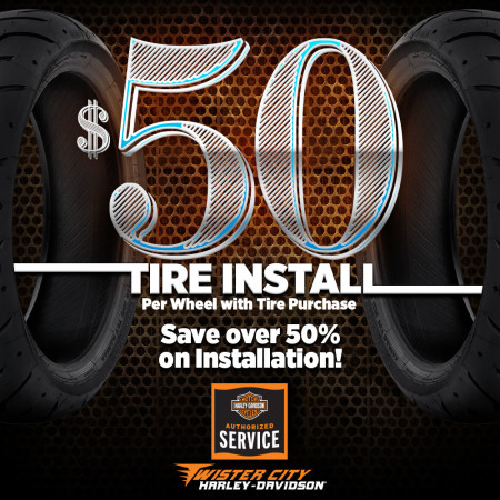 $50 Tire Install