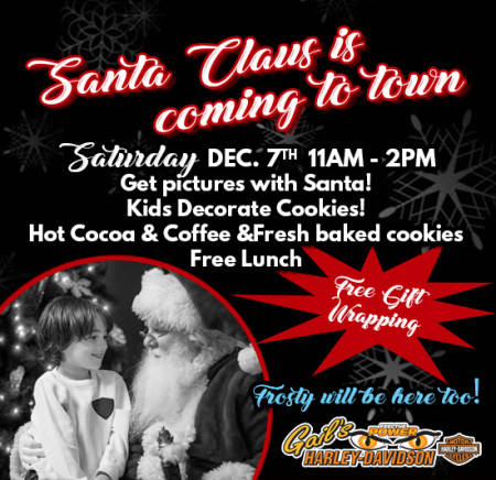 Santa Claus is coming to town!