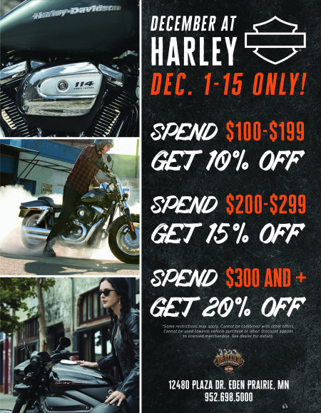 December at Wild Prairie Harley!