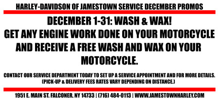HDJ SERVICE DECEMBER PROMOS
