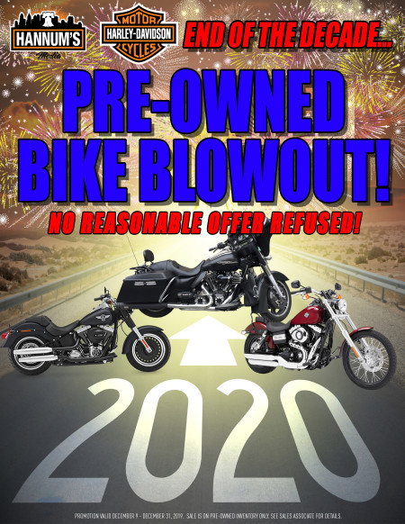 End of the Decade Used Bike Promo