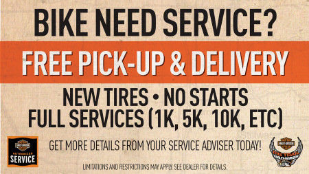 Service Pick-Up & Delivery