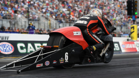 A SIX TIME DRAG RACING CHAMP SPILLS SECRET OF GOING FAST ON TWO WHEELS