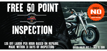 50 Point Inspection at Diamondback Harley-Davidson®