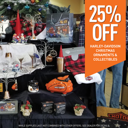 25% OFF Harley-Davidson Christmas Ornaments & Holiday Collectibles