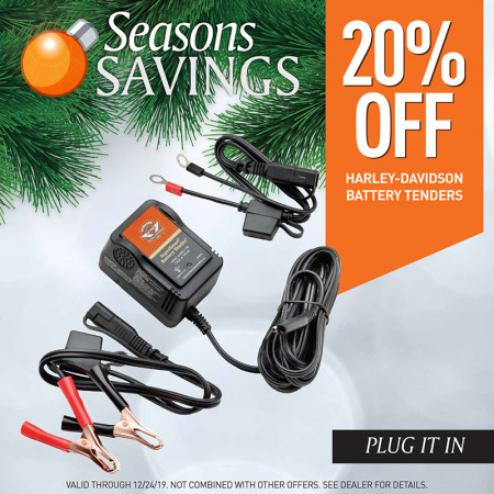 20% OFF Harley-Davidson Battery Tenders