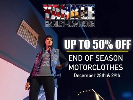 END OF SEASON MOTORCLOTHES
