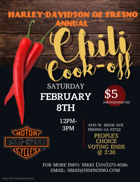 ANNUAL CHILI COOK OFF