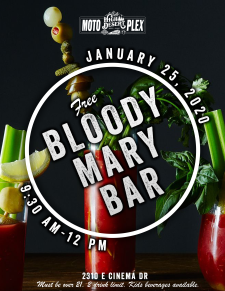 FREE BLOODY MARY BAR