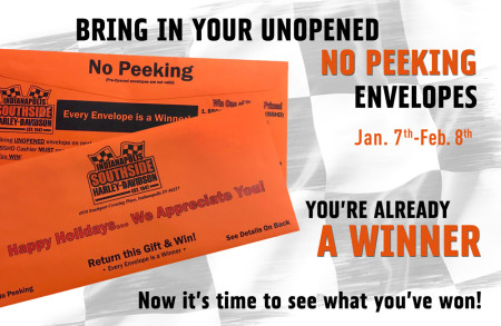 No Peeking Orange Envelope Promo