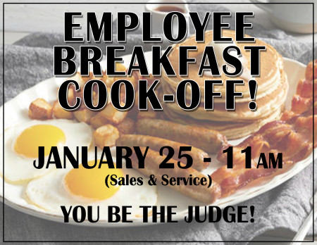 Employee Breakfast Cook-off: Sales & Service