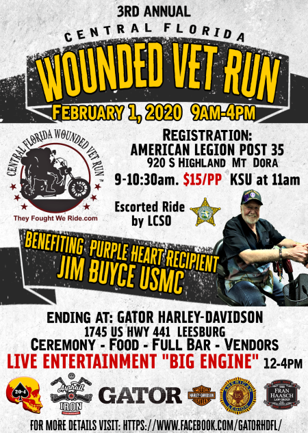 Central Florida Wounded Vet Run | 3rd Annual