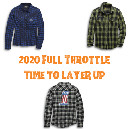 2020 Full Throttle, Men's & Women's Flannel