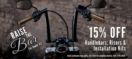 January Handlebars, Risers & Installation Kits Promo