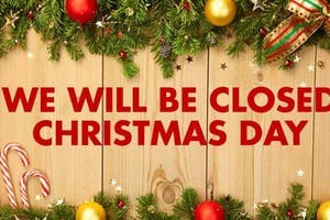 Closed for Christmas