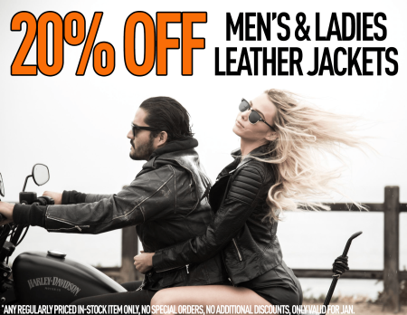 January Leather Weather Sale