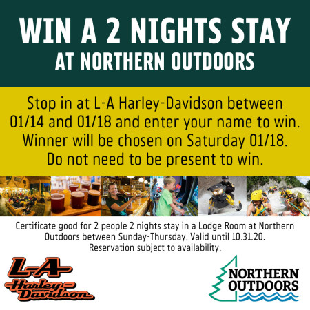Enter to Win a 2 Nights Stay at Northern Outdoors