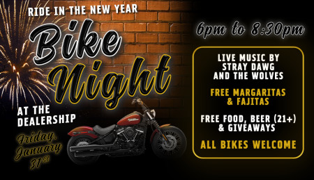 Ride in the New Year Bike Night!