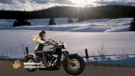 It's Never Too Cold To Ride!