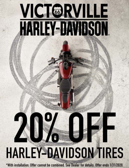 20% Off H-D Tires
