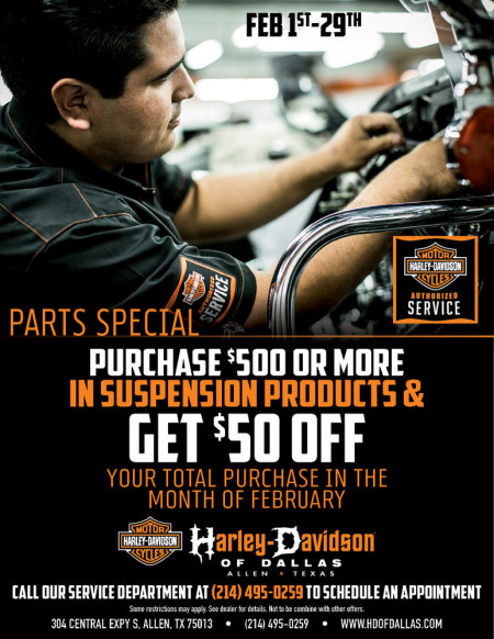 FEBRUARY PARTS SPECIAL