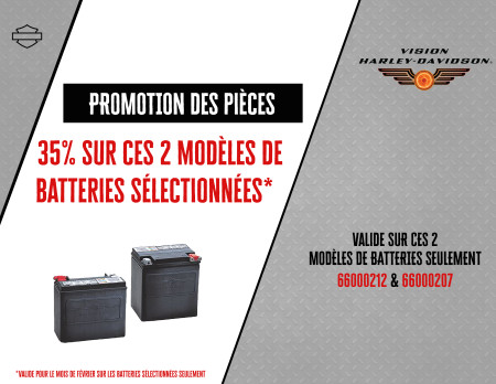 Promotion des pièces - Février 2020
