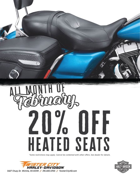 20% OFF HEATED SEATS IN FEBRUARY!