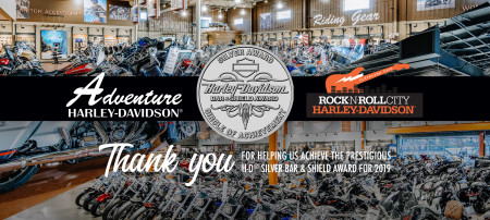 TWO Ohio Motorcycle Group Dealership Earn the Prestigious H-D® Silver Bar & Shield Award for 2019