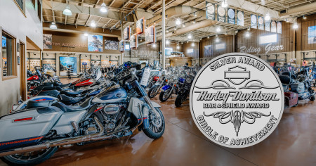 Adventure Harley-Davidson Awarded Silver Bar & Shield Award for 2019