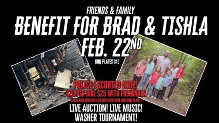 Ride and Benefit for Brad & Tishla - Housefire