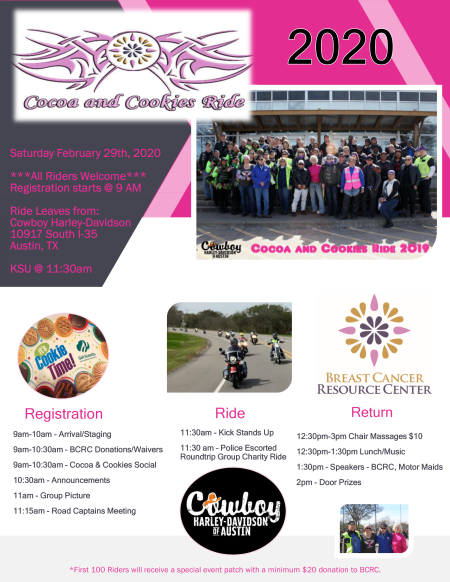 2020 Annual Cocoa and Cookies Ride