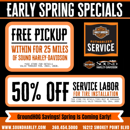 Early Spring Service Specials