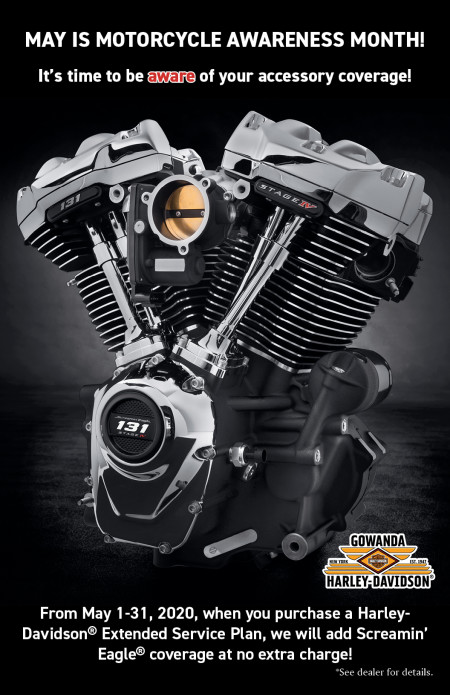 No Charge Screamin' Eagle® Coverage!