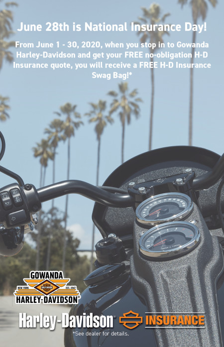 Free H-D Insurance Swag w/ Quote!