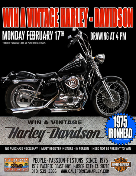 Win a Vintage Harley-Davidson drawing