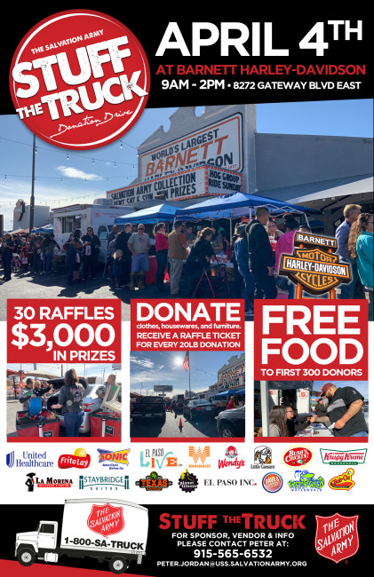 STUFF THE TRUCK - Clothing and Housewares Collection Event.