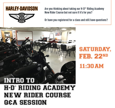 Intro to H-D® Riding Academy New Rider Course Q&A Session